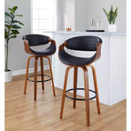 LumiSource Ensemble de 2 tabourets de bar pivotants 30 Symphony