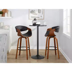LumiSource Ensemble de 2 tabourets de bar pivotants 30 Symphony