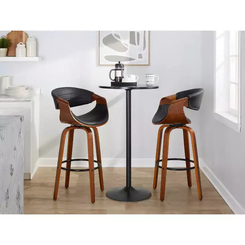 LumiSource Ensemble de 2 tabourets de bar pivotants 30 Symphony