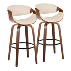 LumiSource Ensemble de 2 tabourets de bar pivotants 30 Symphony