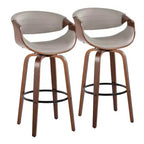LumiSource Ensemble de 2 tabourets de bar pivotants 30 Symphony