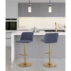 Lot de 2 tabourets de bar pivotants réglables Toriano LumiSource