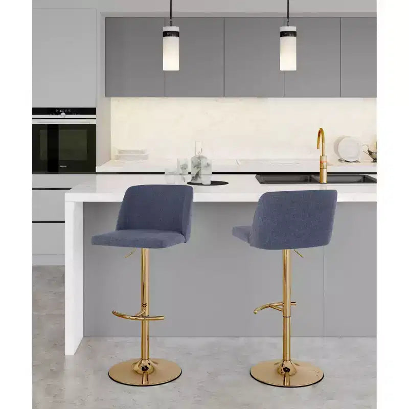 Lot de 2 tabourets de bar pivotants réglables Toriano LumiSource