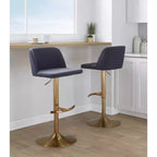 Lot de 2 tabourets de bar pivotants réglables Toriano LumiSource