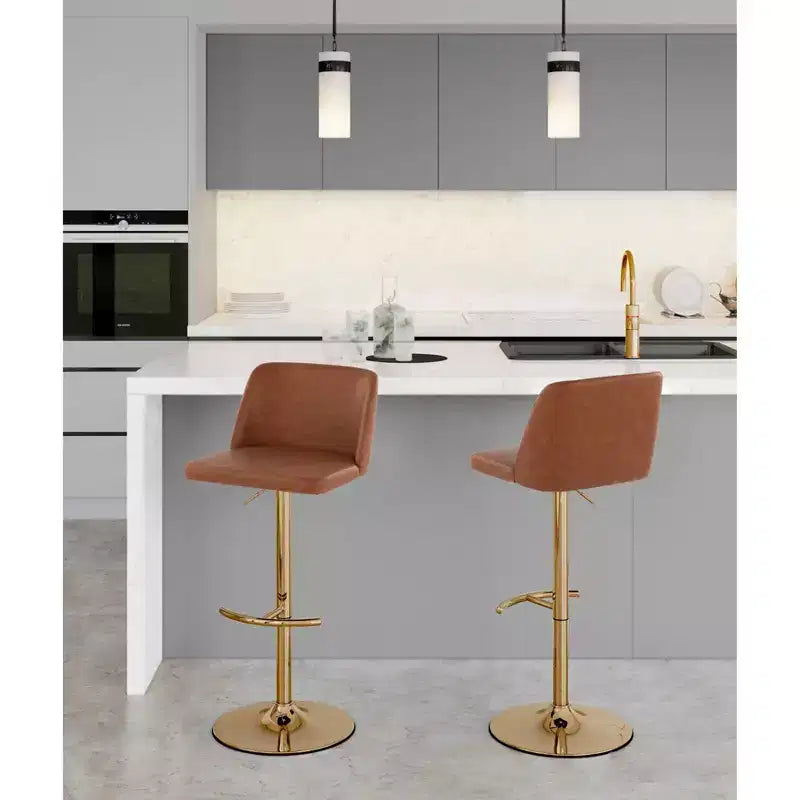 Lot de 2 tabourets de bar pivotants réglables Toriano LumiSource