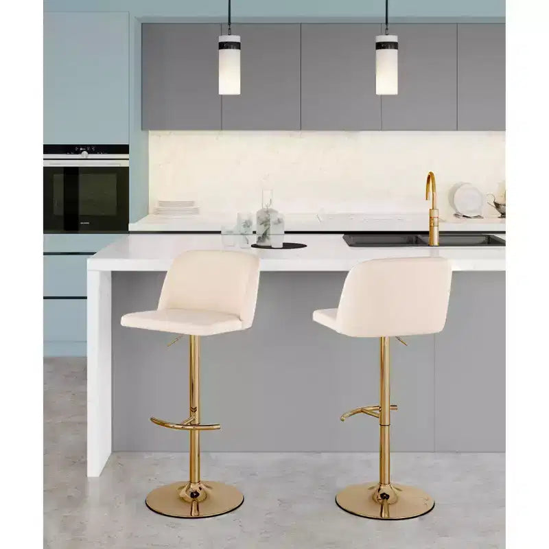 Lot de 2 tabourets de bar pivotants réglables Toriano LumiSource
