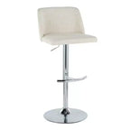 Lot de 2 tabourets de bar pivotants réglables Toriano LumiSource