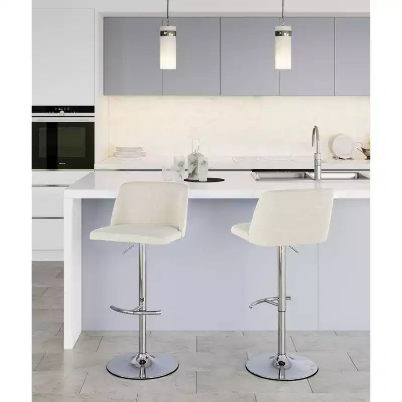 Lot de 2 tabourets de bar pivotants réglables Toriano LumiSource