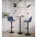 Lot de 2 tabourets de bar pivotants réglables Toriano LumiSource