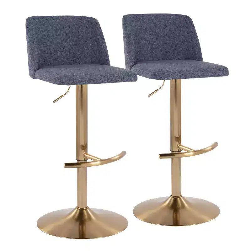 Lot de 2 tabourets de bar pivotants réglables Toriano LumiSource