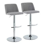 Lot de 2 tabourets de bar pivotants réglables Toriano LumiSource