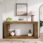 Console rectangulaire en bois Lantine 70.87