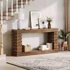 Console rectangulaire en bois Lantine 70.87