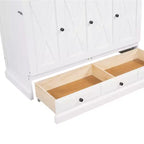 Lit escamotable en bois taille Queen/Full ModernLuxe, armoire-lit pliable peu encombrante avec station de recharge USB et tiroirs de rangement