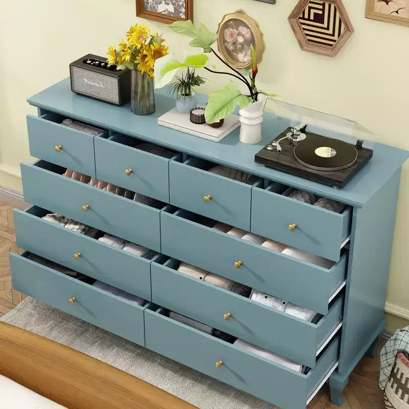 Commode à 10 tiroirs Famapy Polyvalente : Vaste espace de rangement, design élégant, idéale pour toutes les pièces