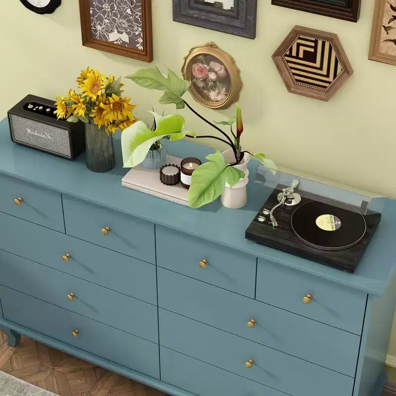 Commode à 10 tiroirs Famapy Polyvalente : Vaste espace de rangement, design élégant, idéale pour toutes les pièces