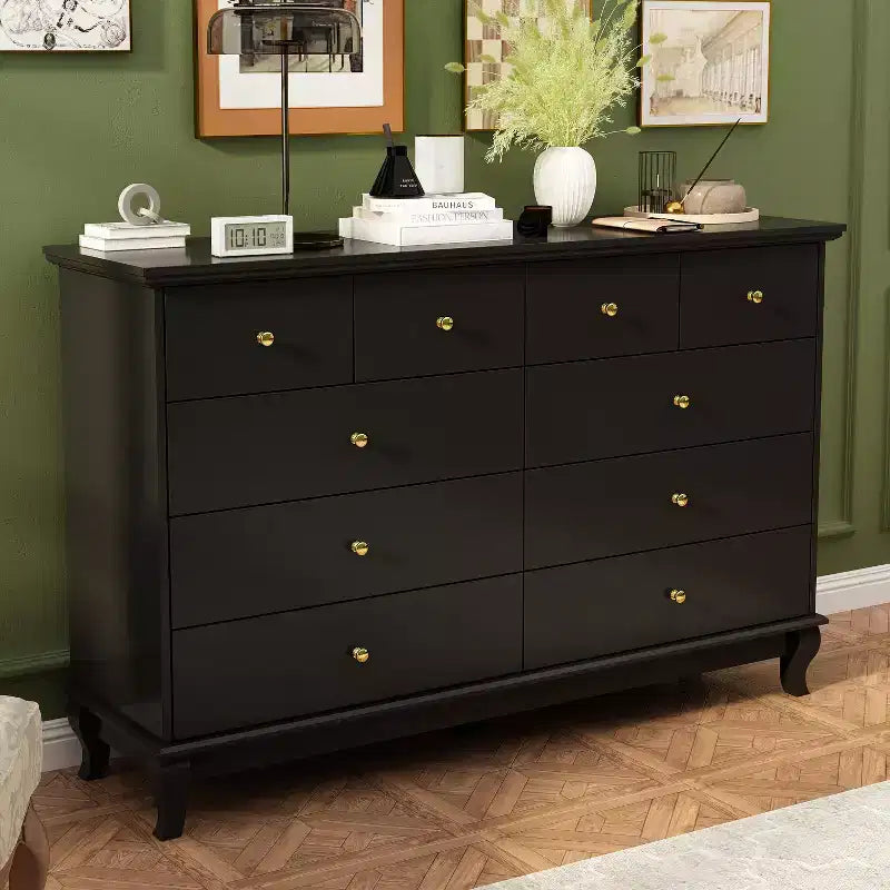 Commode à 10 tiroirs Famapy Polyvalente : Vaste espace de rangement, design élégant, idéale pour toutes les pièces