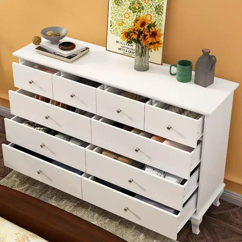 Commode à 10 tiroirs Famapy Polyvalente : Vaste espace de rangement, design élégant, idéale pour toutes les pièces