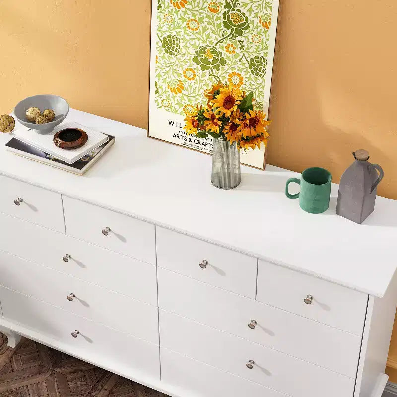 Commode à 10 tiroirs Famapy Polyvalente : Vaste espace de rangement, design élégant, idéale pour toutes les pièces