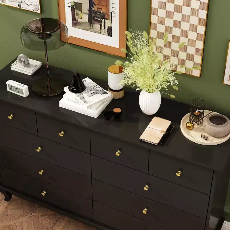Commode à 10 tiroirs Famapy Polyvalente : Vaste espace de rangement, design élégant, idéale pour toutes les pièces