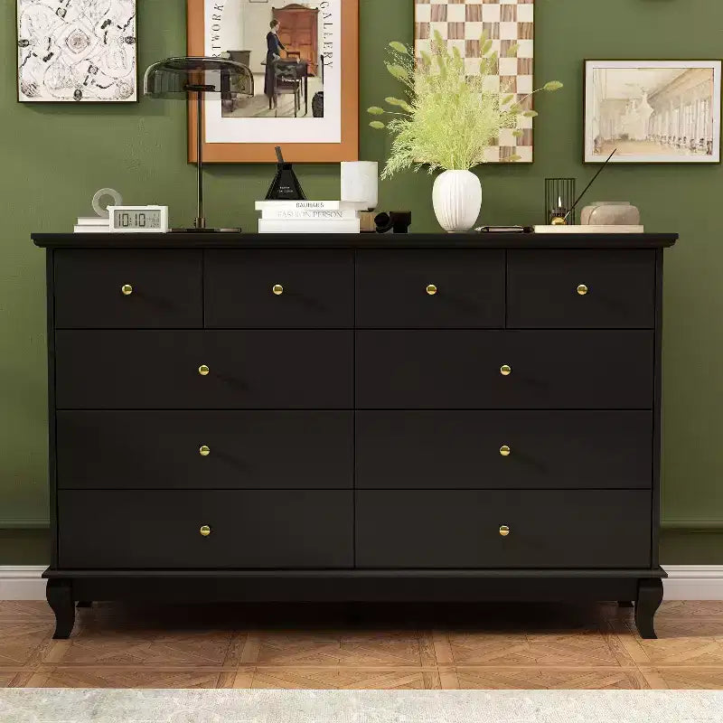 Commode à 10 tiroirs Famapy Polyvalente : Vaste espace de rangement, design élégant, idéale pour toutes les pièces