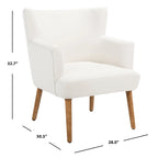 SAFAVIEH Paulina Fauteuil d'appoint - 28 L x 30.3 P x 32.7 H - 28Lx30Px33H