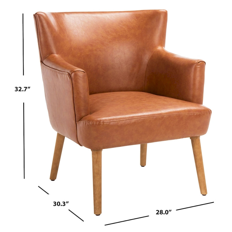 SAFAVIEH Paulina Fauteuil d'appoint - 28 L x 30.3 P x 32.7 H - 28Lx30Px33H