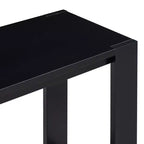 Table console minimaliste 59,8W avec étagère inférieure et 4 pieds, table d'entrée 4B - ModernLuxe