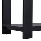 Table console minimaliste 59,8W avec étagère inférieure et 4 pieds, table d'entrée 4B - ModernLuxe