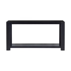Table console minimaliste 59,8W avec étagère inférieure et 4 pieds, table d'entrée 4B - ModernLuxe