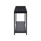 Table console minimaliste 59,8W avec étagère inférieure et 4 pieds, table d'entrée 4B - ModernLuxe