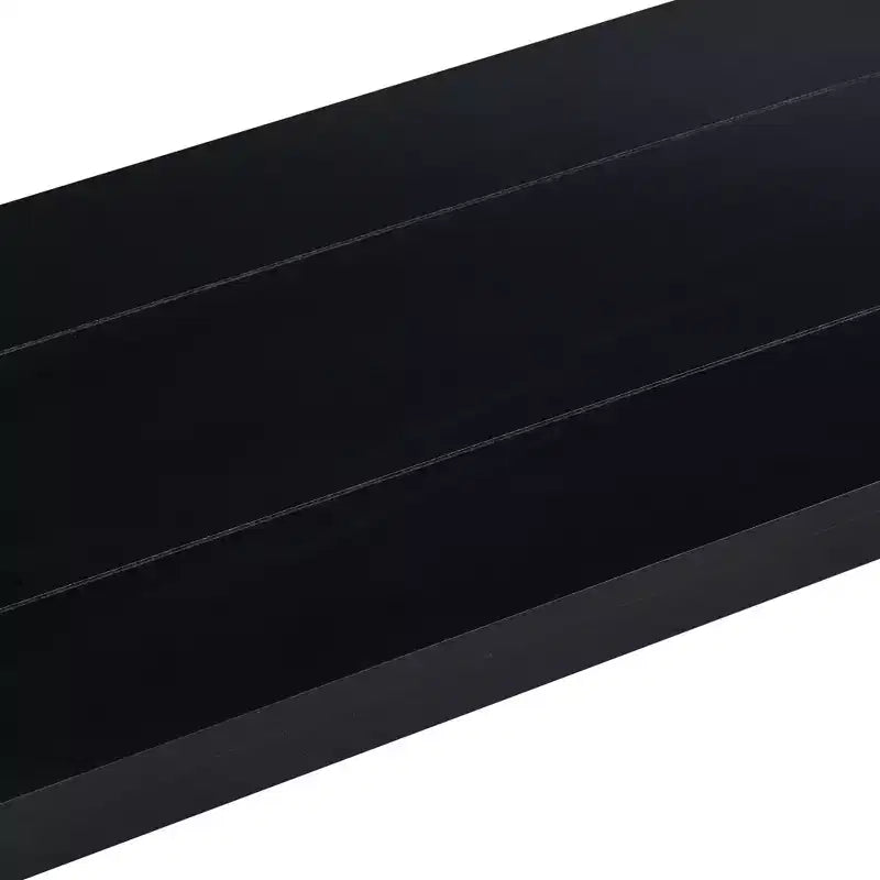 Table console minimaliste 59,8W avec étagère inférieure et 4 pieds, table d'entrée 4B - ModernLuxe