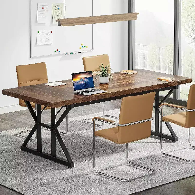 Table de conférence Lantine 6 pieds, 180 L x 80 l x 75 H cm