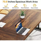 Table de conférence Lantine 6 pieds, 180 L x 80 l x 75 H cm