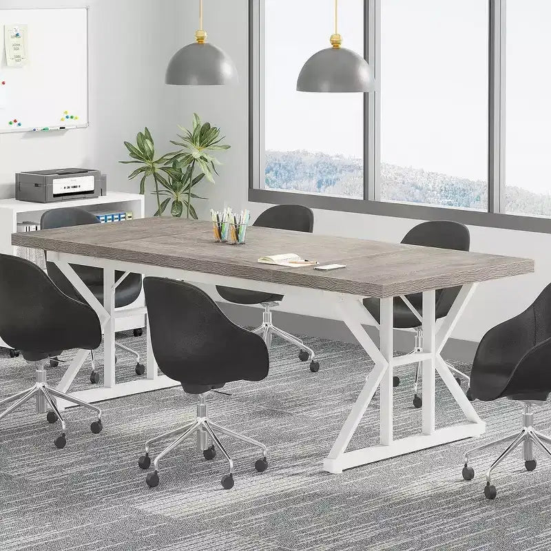 Table de conférence Lantine 6 pieds, 180 L x 80 l x 75 H cm