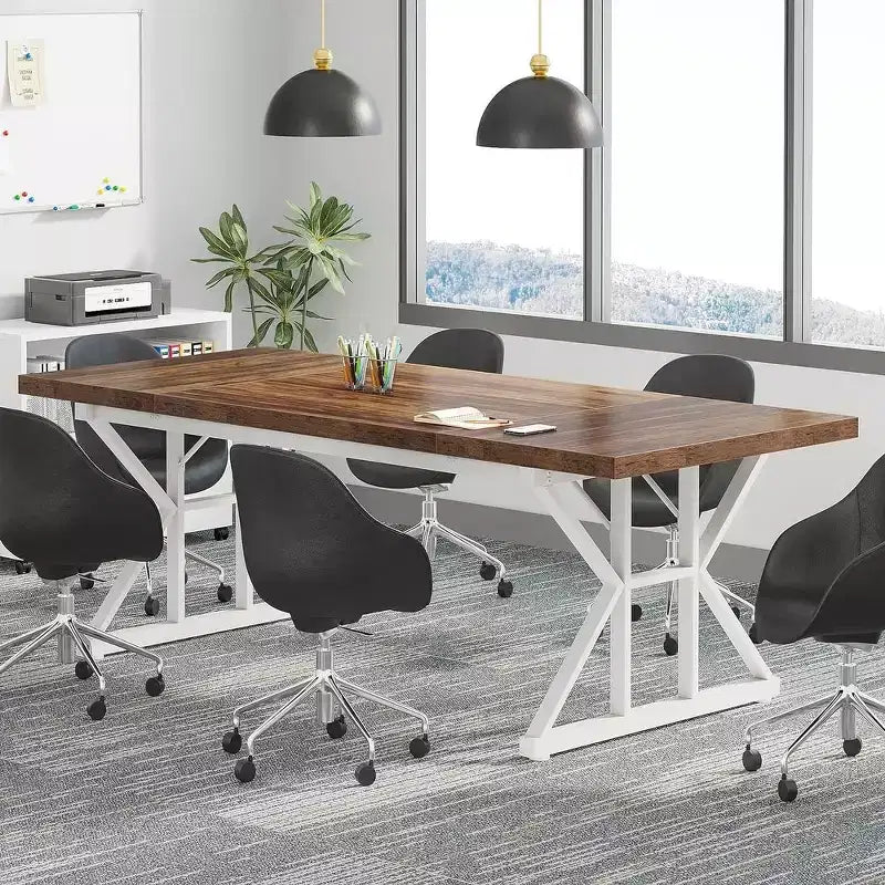 Table de conférence Lantine 6 pieds, 180 L x 80 l x 75 H cm