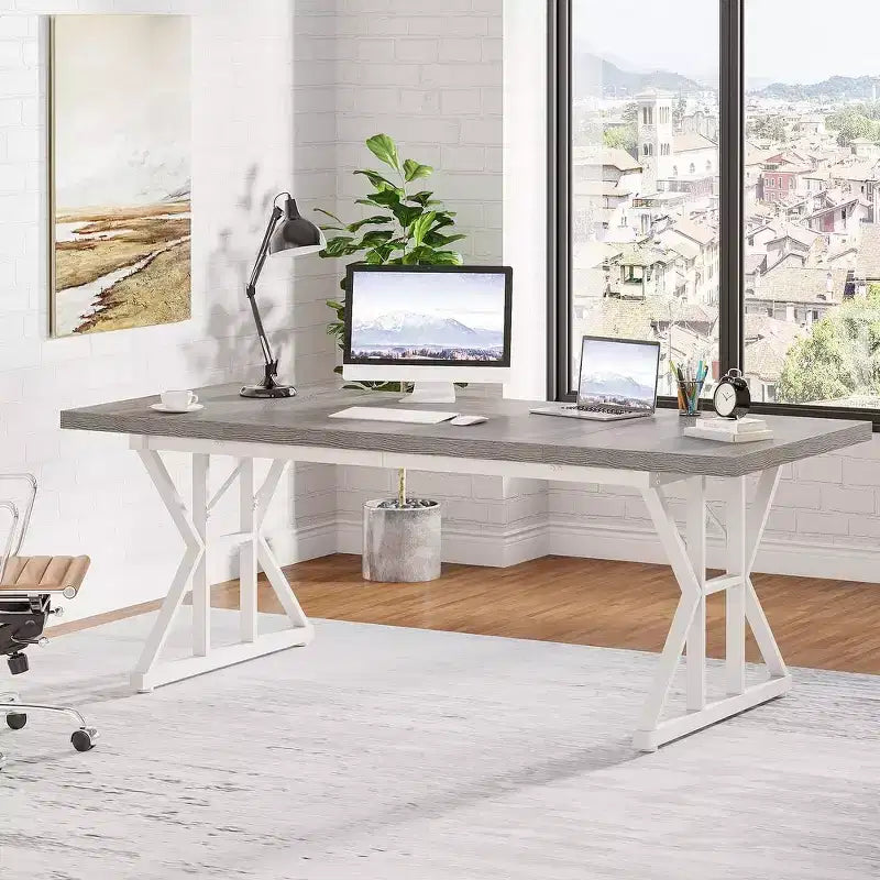 Table de conférence Lantine 6 pieds, 180 L x 80 l x 75 H cm