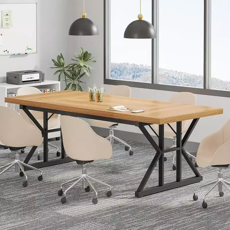 Table de conférence Lantine 6 pieds, 180 L x 80 l x 75 H cm