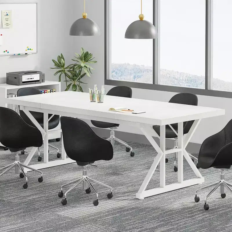 Table de conférence Lantine 6 pieds, 180 L x 80 l x 75 H cm