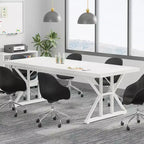 Table de conférence Lantine 6 pieds, 180 L x 80 l x 75 H cm