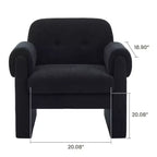 Fauteuil d'appoint Hyleory nuageux et doux, fauteuil pour chambre à coucher, zone de réception, salle de lecture, salon