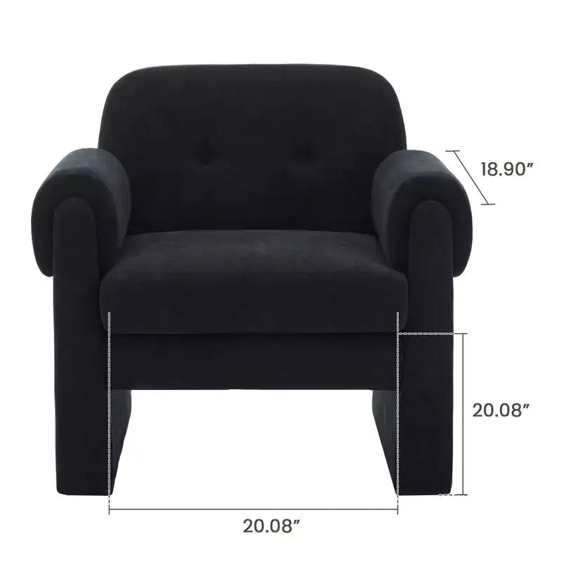 Fauteuil d'appoint Hyleory nuageux et doux, fauteuil pour chambre à coucher, zone de réception, salle de lecture, salon
