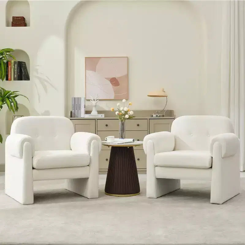 Fauteuil d'appoint Hyleory nuageux et doux, fauteuil pour chambre à coucher, zone de réception, salle de lecture, salon