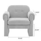 Fauteuil d'appoint Hyleory nuageux et doux, fauteuil pour chambre à coucher, zone de réception, salle de lecture, salon