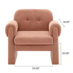 Fauteuil d'appoint Hyleory nuageux et doux, fauteuil pour chambre à coucher, zone de réception, salle de lecture, salon