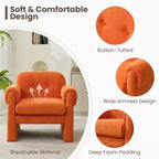 Fauteuil d'appoint Hyleory nuageux et doux, fauteuil pour chambre à coucher, zone de réception, salle de lecture, salon