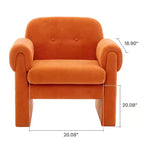 Fauteuil d'appoint Hyleory nuageux et doux, fauteuil pour chambre à coucher, zone de réception, salle de lecture, salon