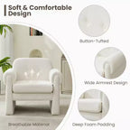 Fauteuil d'appoint Hyleory nuageux et doux, fauteuil pour chambre à coucher, zone de réception, salle de lecture, salon