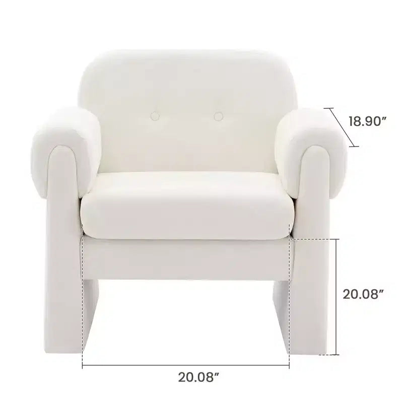 Fauteuil d'appoint Hyleory nuageux et doux, fauteuil pour chambre à coucher, zone de réception, salle de lecture, salon