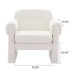 Fauteuil d'appoint Hyleory nuageux et doux, fauteuil pour chambre à coucher, zone de réception, salle de lecture, salon